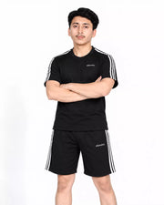 Men’s 2-Piece Activewear Set – Black