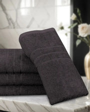 Elovery 10 Pieces Charcoal Towel Set – Modern Soft Luxury Bathroom Collection