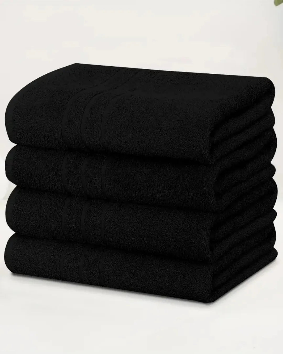 Elovery 10 Pieces Black Towel Set – Premium Soft Luxury Bathroom Collection