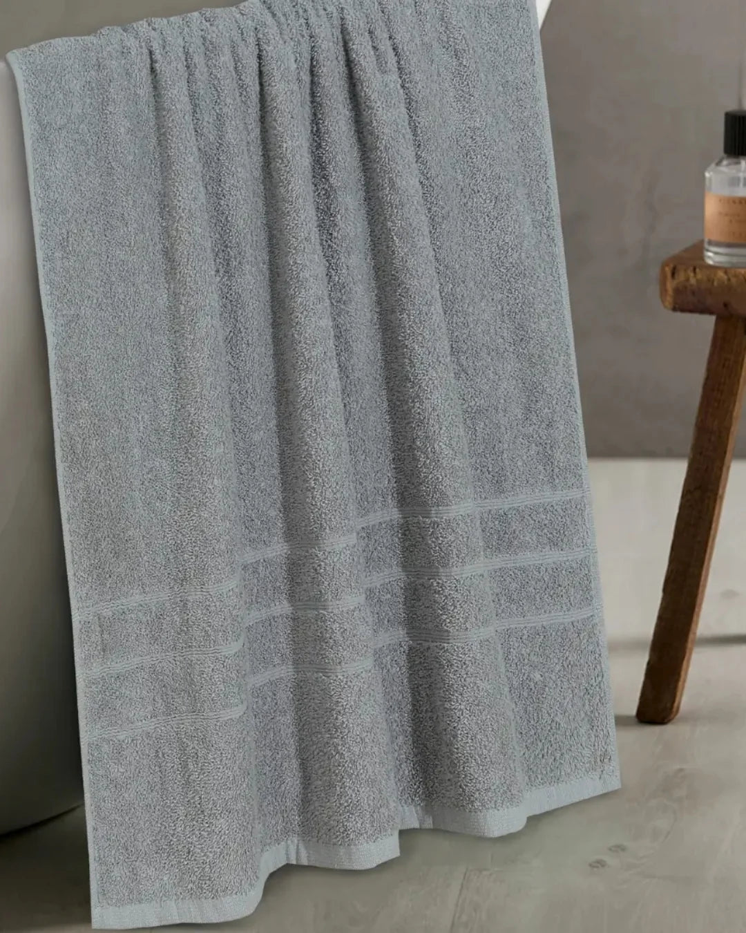 Elovery 10 Pieces Silver Towel Set – Elegant Soft Luxury Bathroom Collection