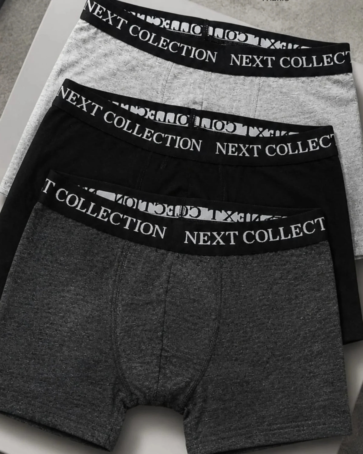 Next Collection Pack of 3 Men's Boxer Briefs | Ultra-Soft Stretch Fabric | Everyday Comfort Underwear