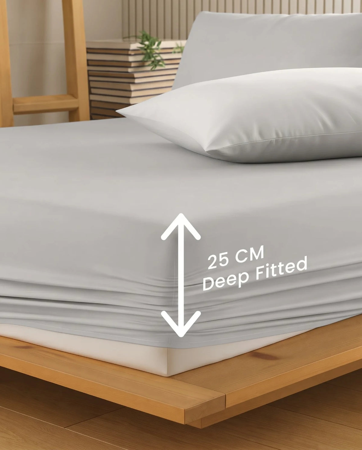 Premium Fitted Sheet With Pillows