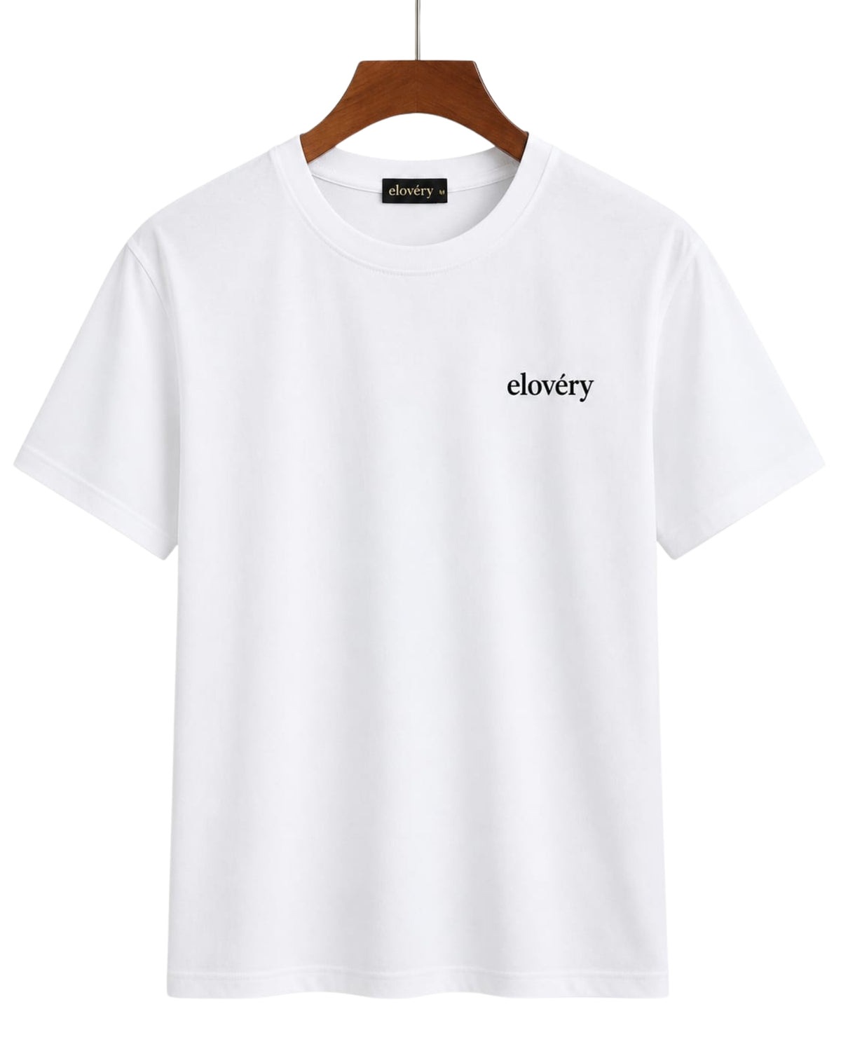 Elovéry Classic Crew Neck T-Shirt | Chest Logo