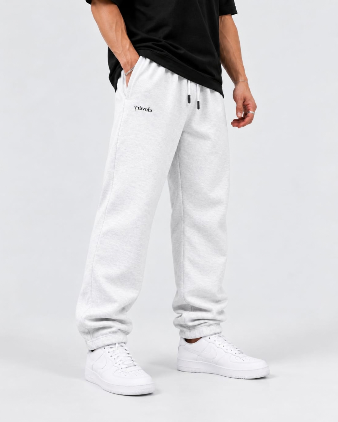 Men's Terry Jogger Trousers | White