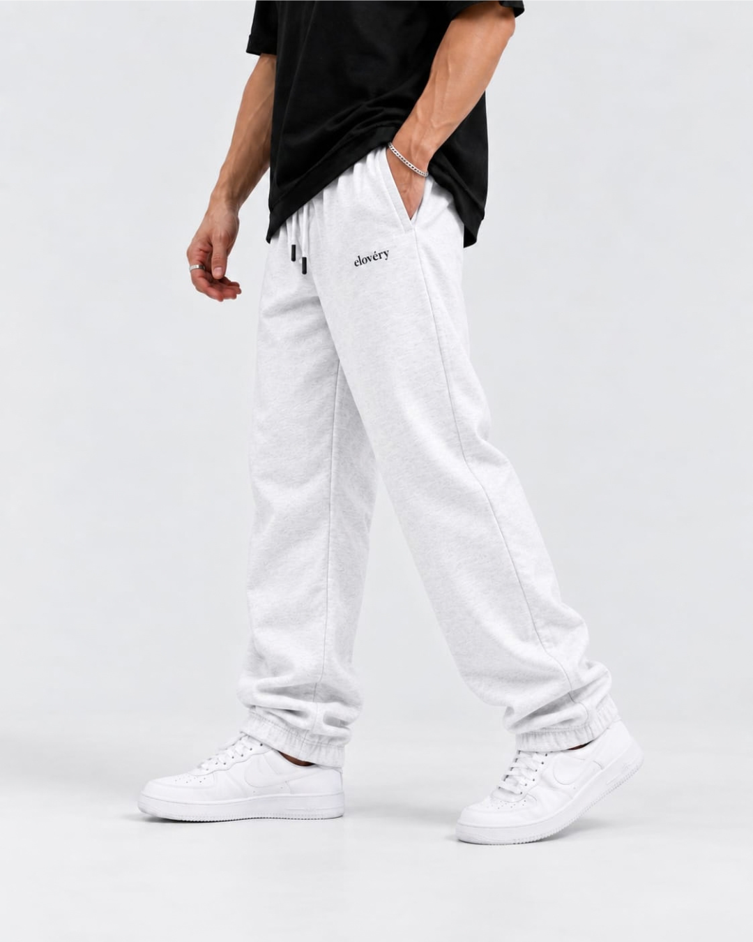Men's Terry Jogger Trousers | White