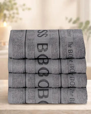 Silver Boss Bath Towel – Soft, Highly Absorbent & Quick Dry | 1 Piece