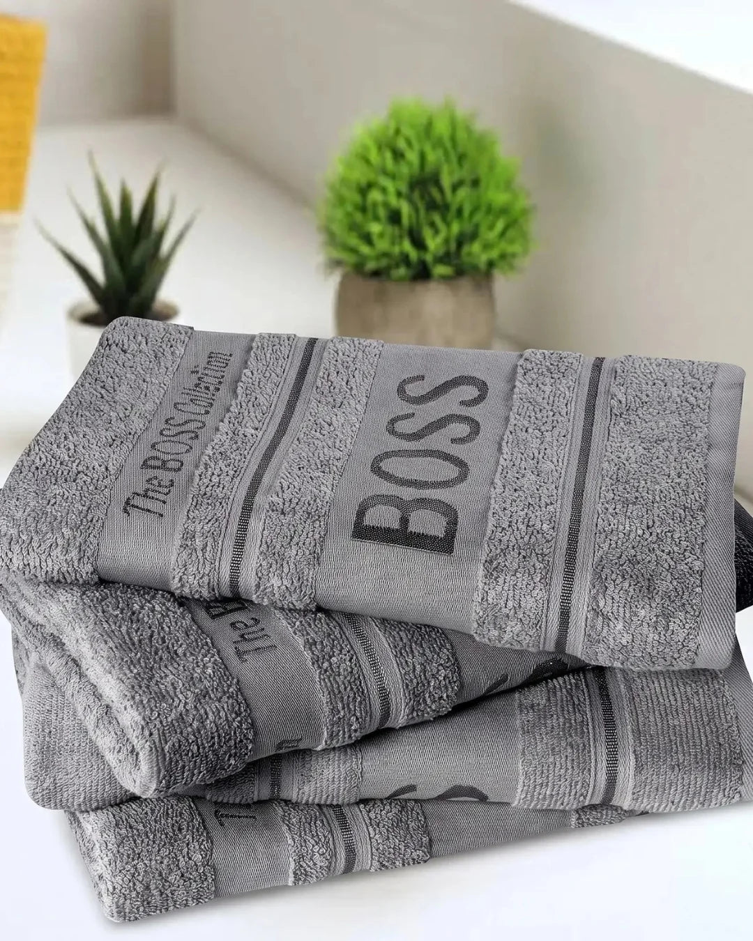 Silver Boss Bath Towel – Soft, Highly Absorbent & Quick Dry | 1 Piece