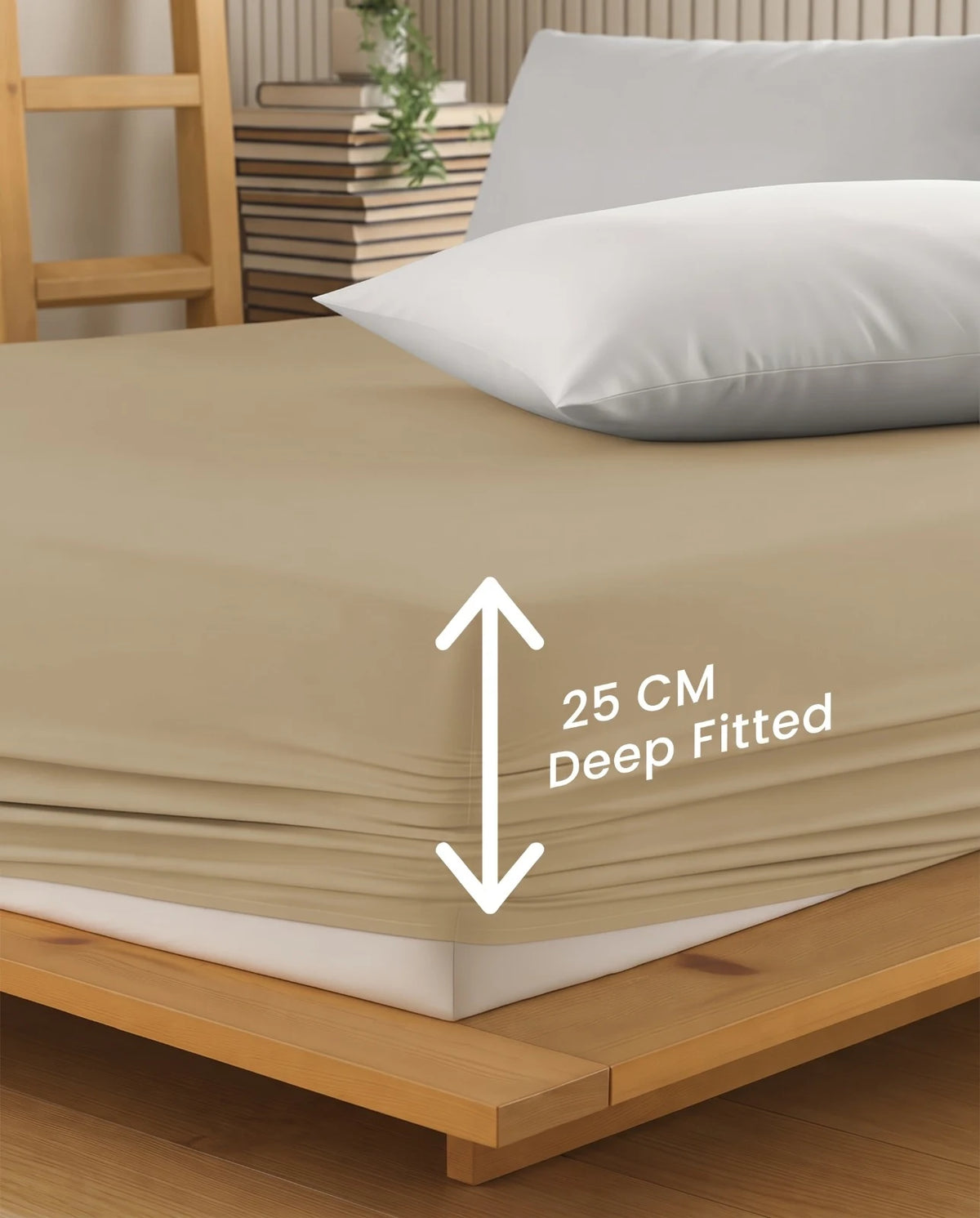 Premium Fitted Sheet With Pillows