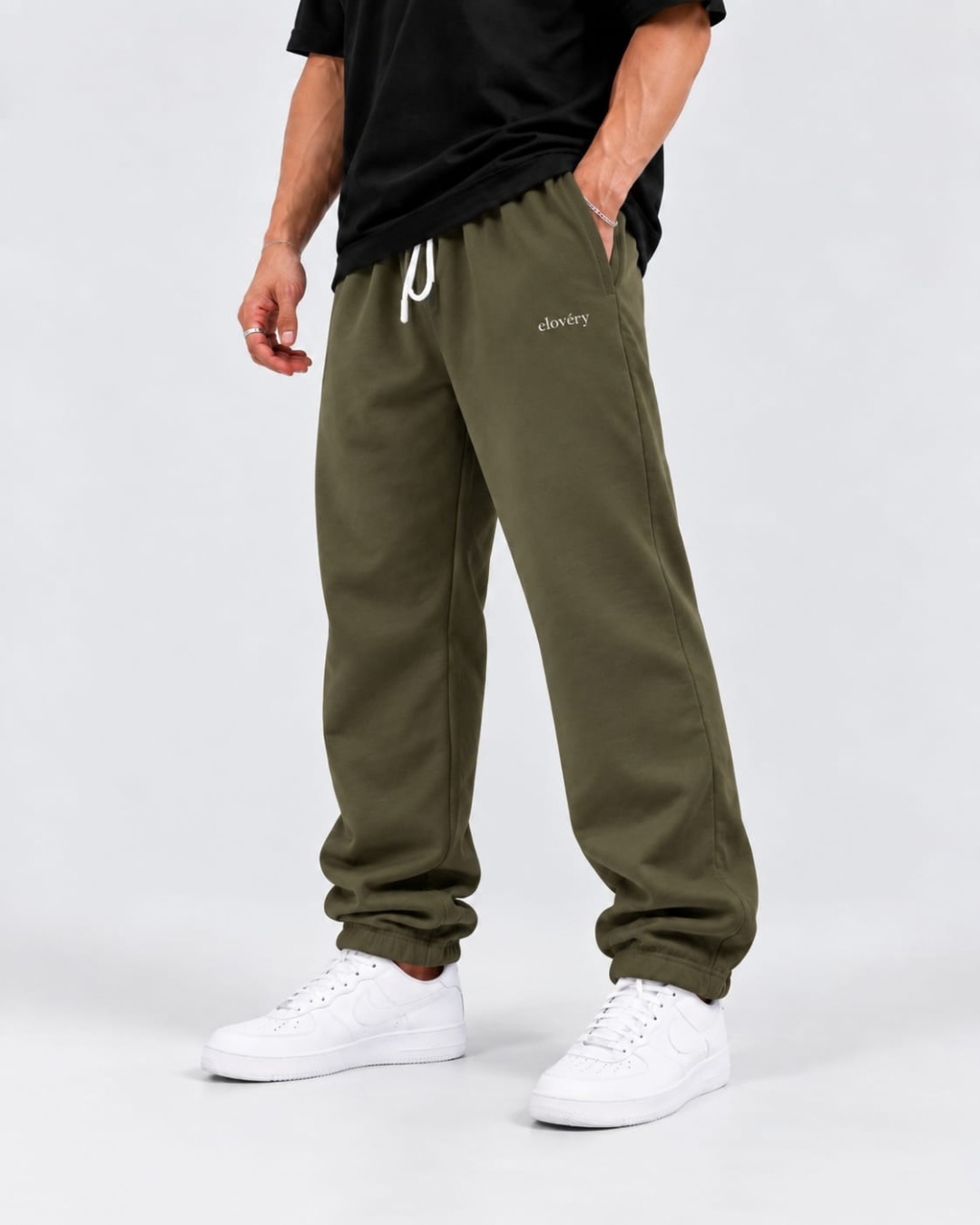Men's Terry Jogger Trousers | Green
