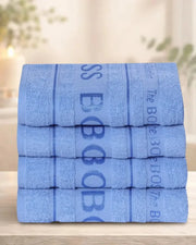 Elovery Sky Blue Boss Bath Towel – 1 Piece