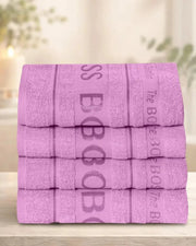 Elovery Pink Boss Bath Towel – 1 Piece