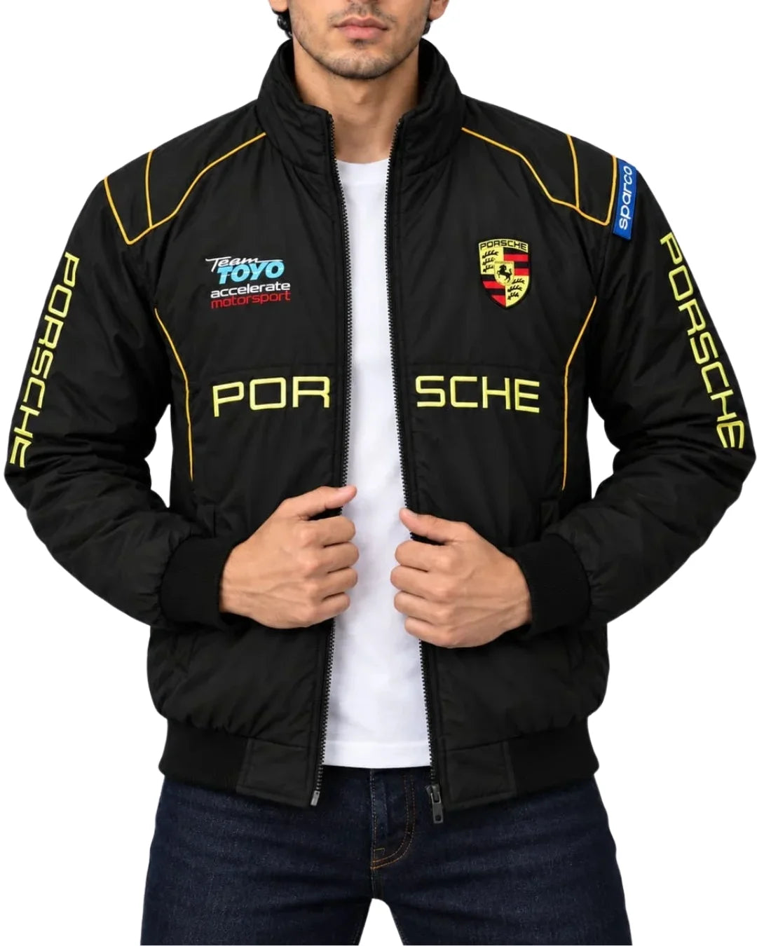 Porsche Motorsport Racing Jacket – Black