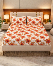Amber Lily 3D Bed Sheet Set – 3 Piece