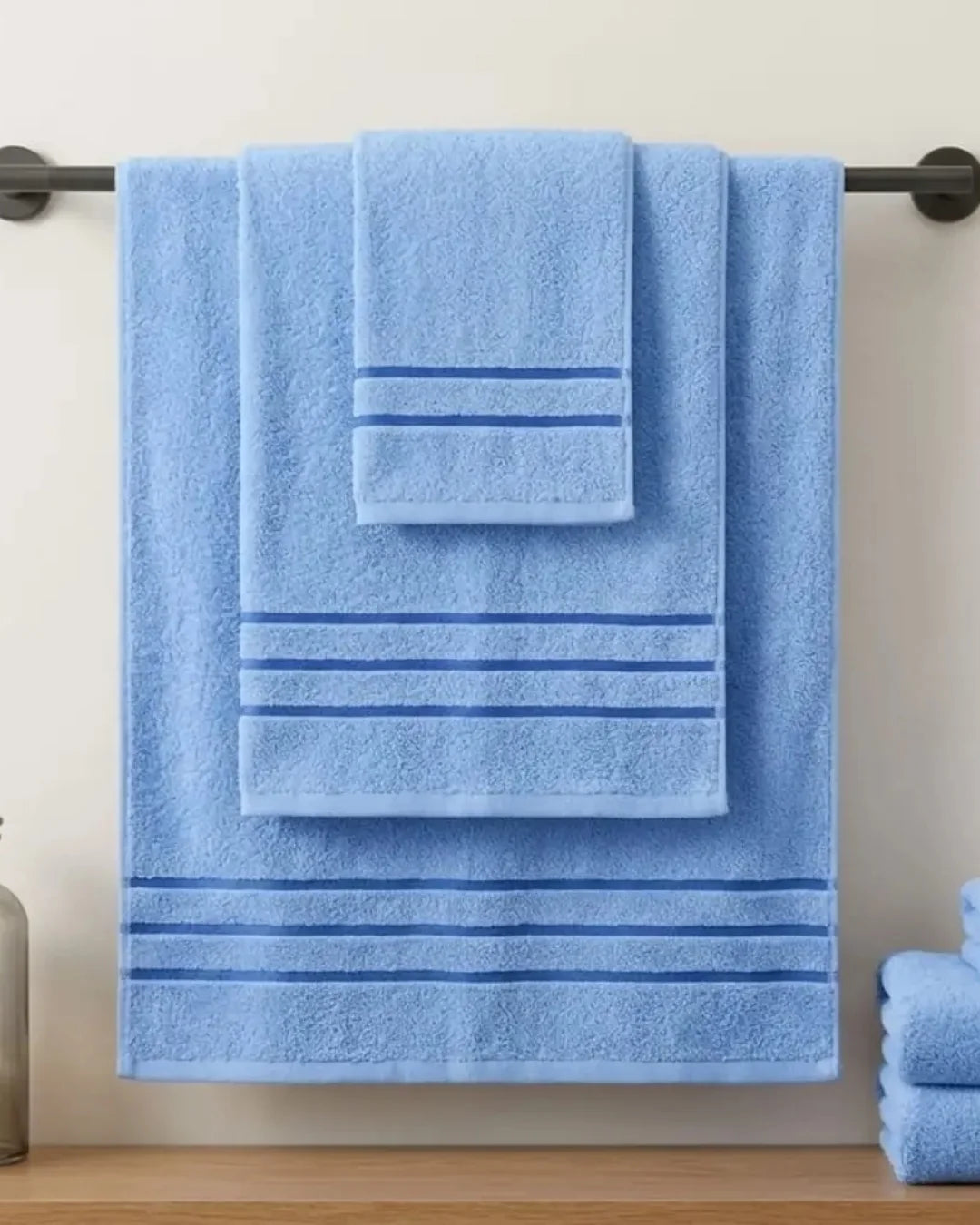 Elovery Horizon Sky Blue Towel Bundle