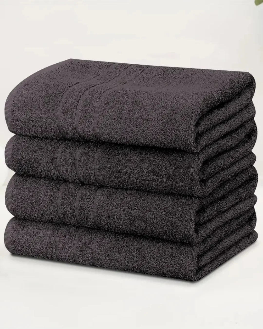Elovery 10 Pieces Charcoal Towel Set – Modern Soft Luxury Bathroom Collection
