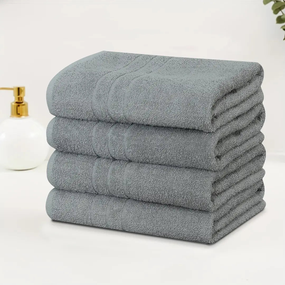 Premium Grey Towel – Soft, Absorbent, 1-Piece Luxury Bath Towel