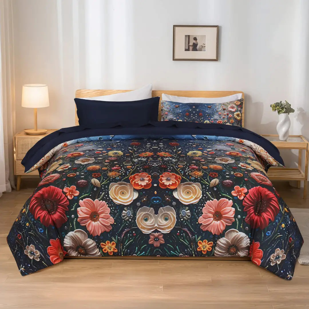 Premium Digital Print Duvet Cover Set – Includes Matching Pillow Covers