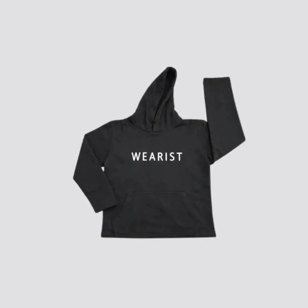 Elovery Women’s Black Hoodie & Jogger Set – Premium Cotton Fleece Loungewear