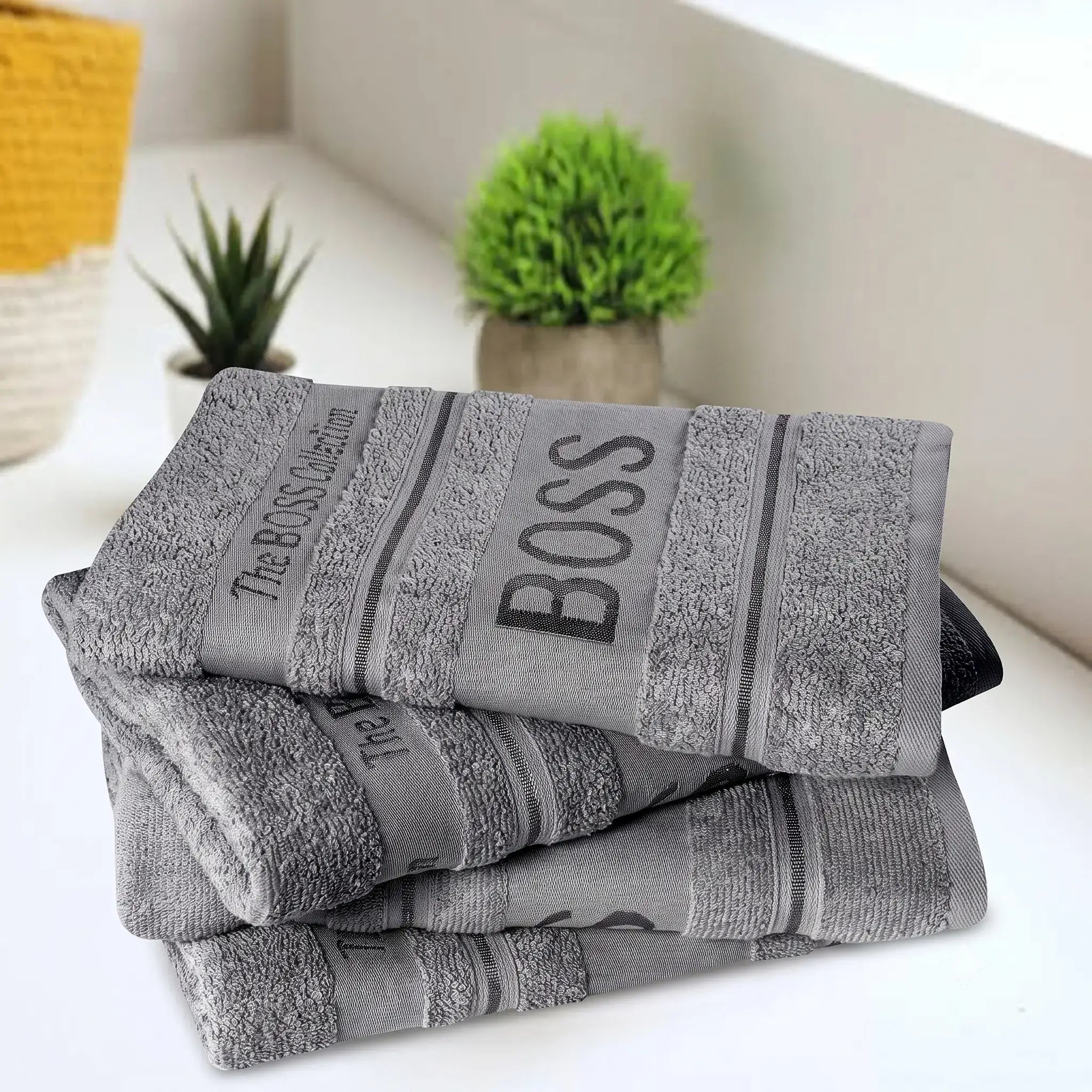 Silver Boss Bath Towel – Soft, Highly Absorbent & Quick Dry | 1 Piece
