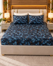 Ember Stone 3D Bed Sheet Set – 3 Piece
