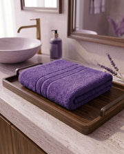Premium Purple Bath Sheet – 80 × 180 | Soft & Highly Absorbent (1 Piece)