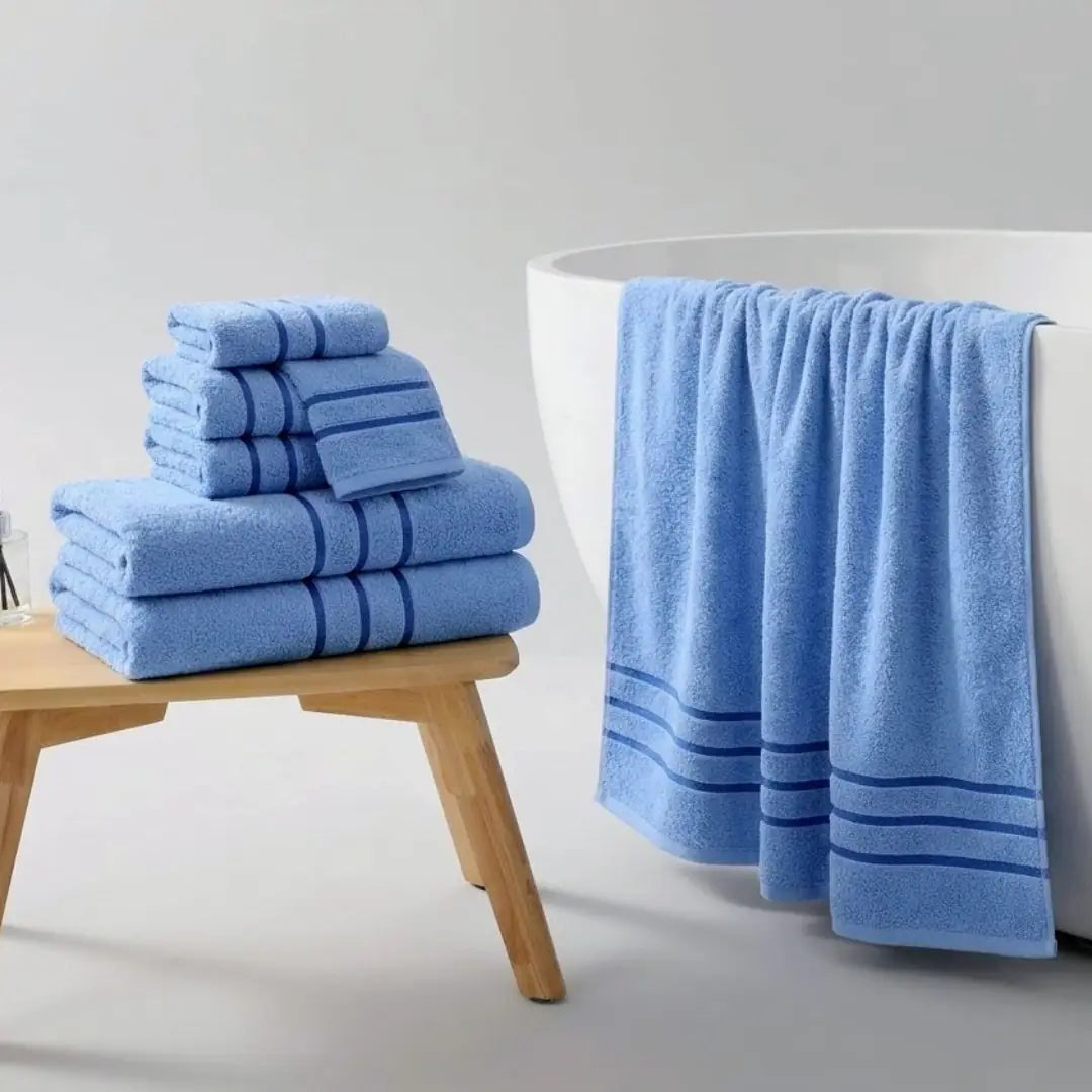 Elovery Horizon Sky Blue Towel Bundle
