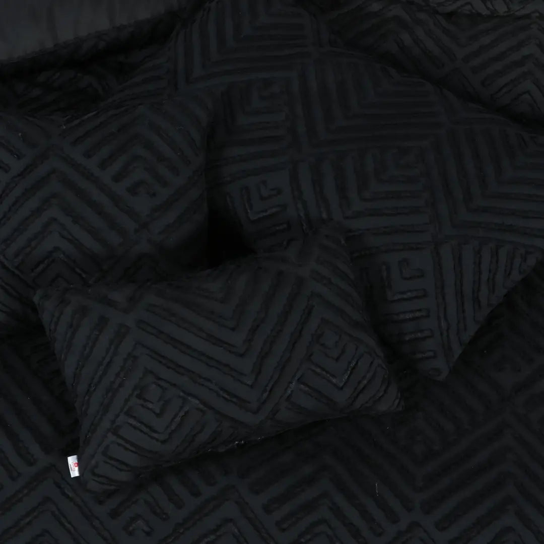Elovery Black 7 Pieces Comforter Set