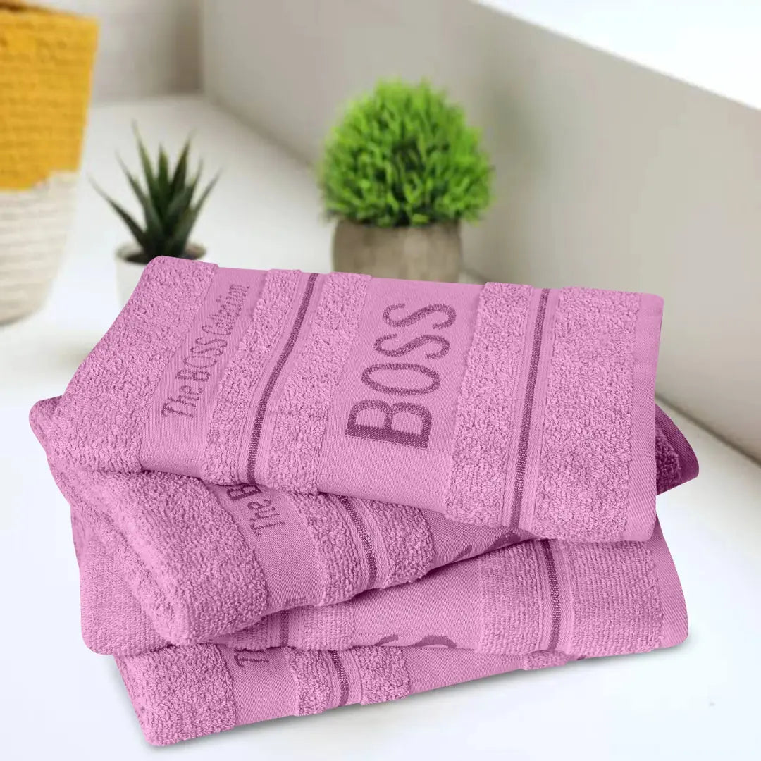 Elovery Pink Boss Bath Towel – 1 Piece