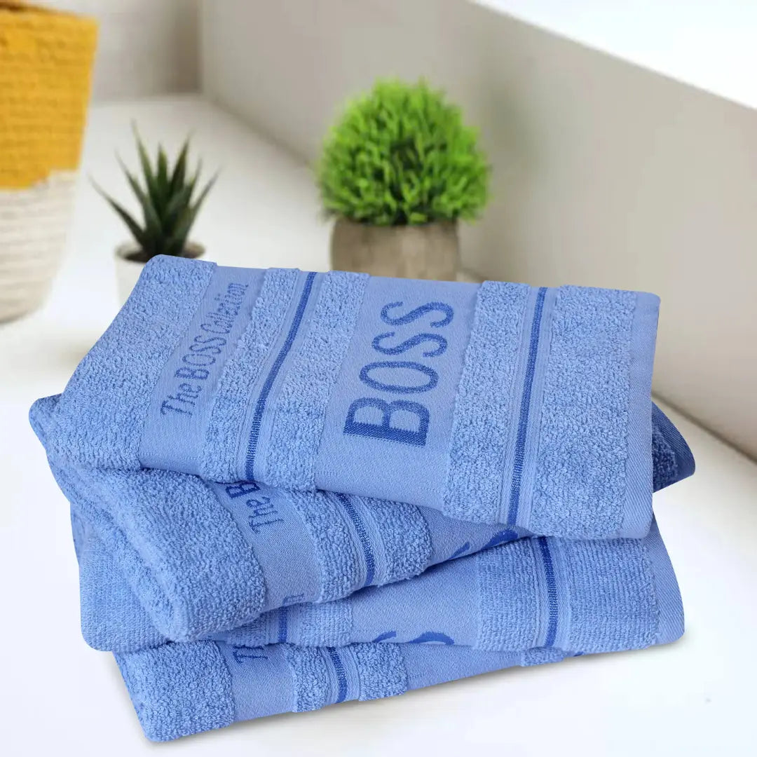 Elovery Sky Blue Boss Bath Towel – 1 Piece