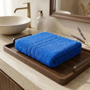 Oversized Blue Bath Sheet 80 × 180  – Ultra Absorbent, Soft & Comfortable | 1 Piece