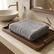 Silver Premium Bath Sheet – 80 × 180 | Oversized, Plush & Fast-Absorbing | 1 Piece