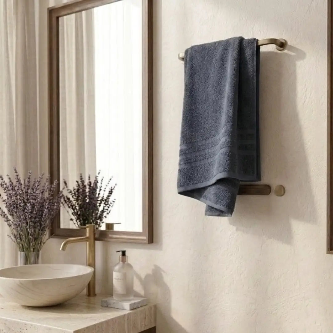 Charcoal Grey Oversized Bath Sheet – 80 × 180 | Premium Comfort & High Absorbency | 1 Piece