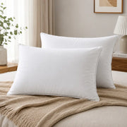 DreamRest White Fiber Filled Pillow | Soft Support Bed Pillow – 1 Piece