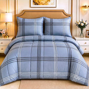 Sleep in Style! Premium 4-Piece Double Bed Comforter Set | Ultra-Soft Quilted Bedding | Comforter + Bed Sheet + 2 Pillow Covers
