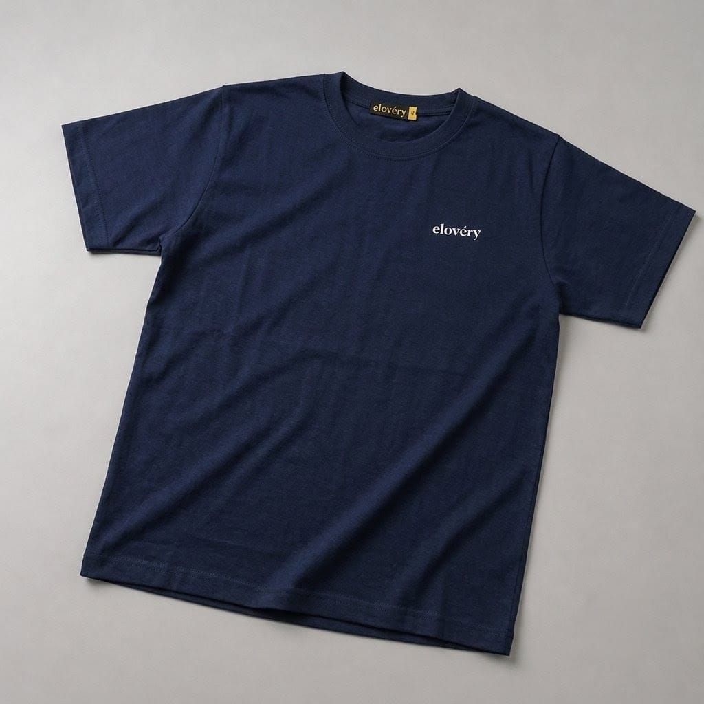 Elovéry Classic Crew Neck T-Shirt | Chest Logo
