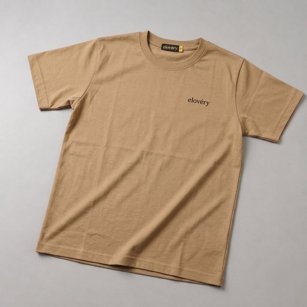 Elovéry Classic Crew Neck T-Shirt | Chest Logo