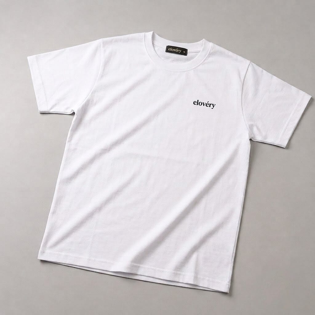 Elovéry Classic Crew Neck T-Shirt | Chest Logo