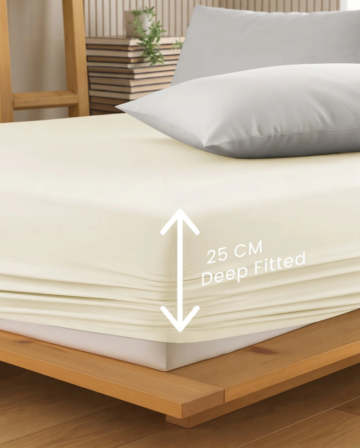 Premium Fitted Sheet With Pillows
