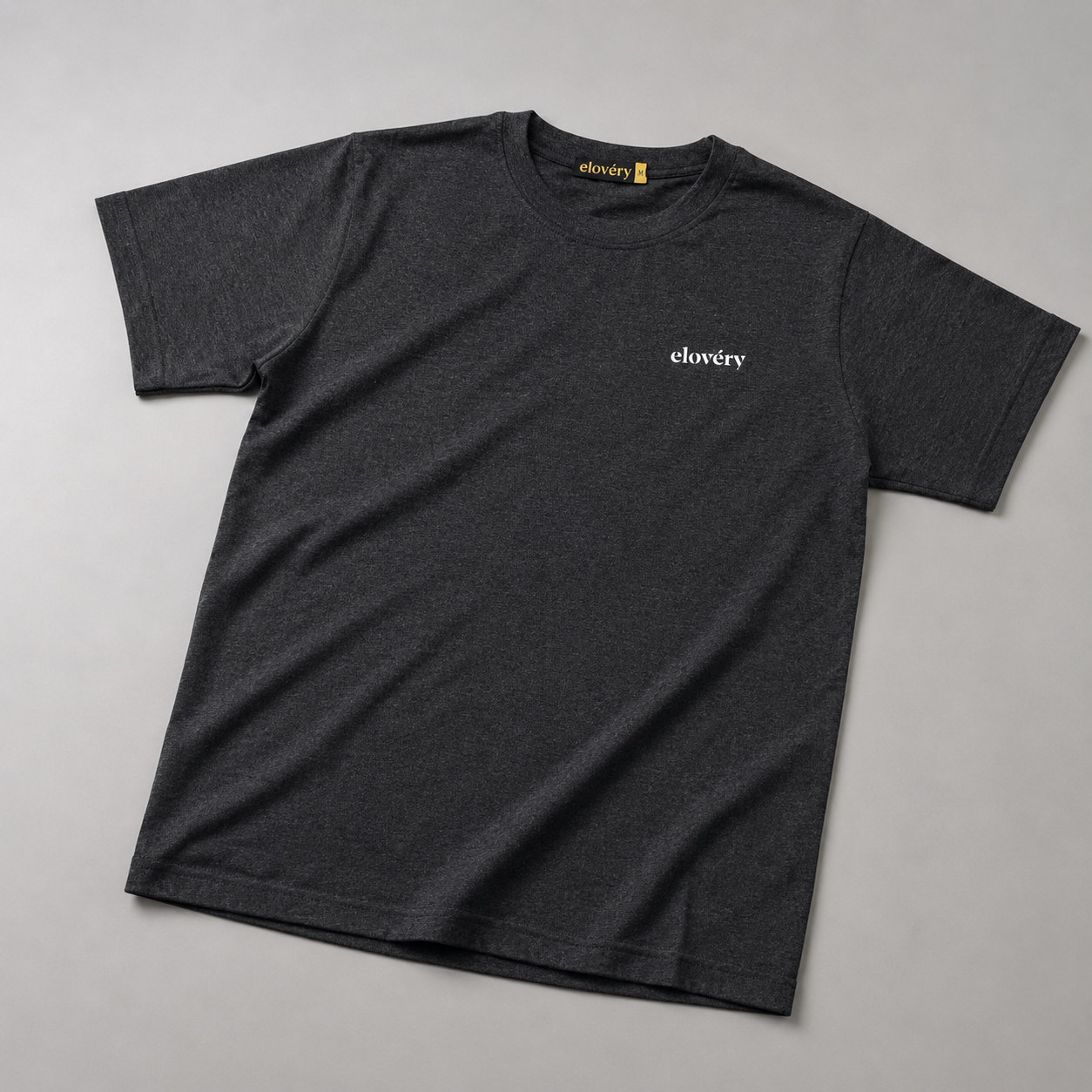 Elovéry Classic Crew Neck T-Shirt | Chest Logo